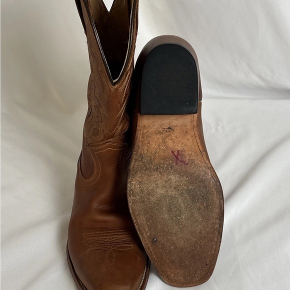 Brad Paisley Moonshine Spirit Crazy Horse Leather Western Boots Mens Size 8.5 D - Picture 8 of 11